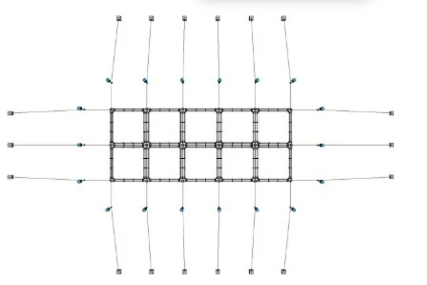 fish cage mooring system
